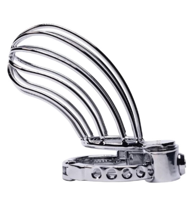 Metalni kavez za penis od nerđajućeg čelika, sa ključem – 13 cm FT001165-1
